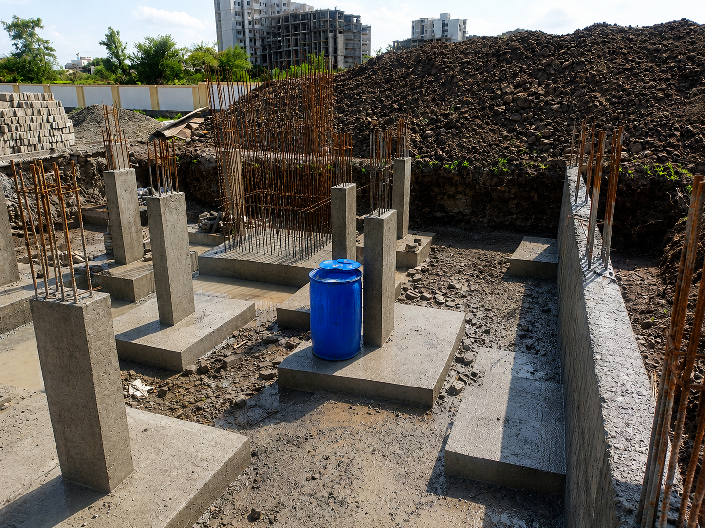 Home Construction: Footing Cost, Septic Tank and Water Tank Planning