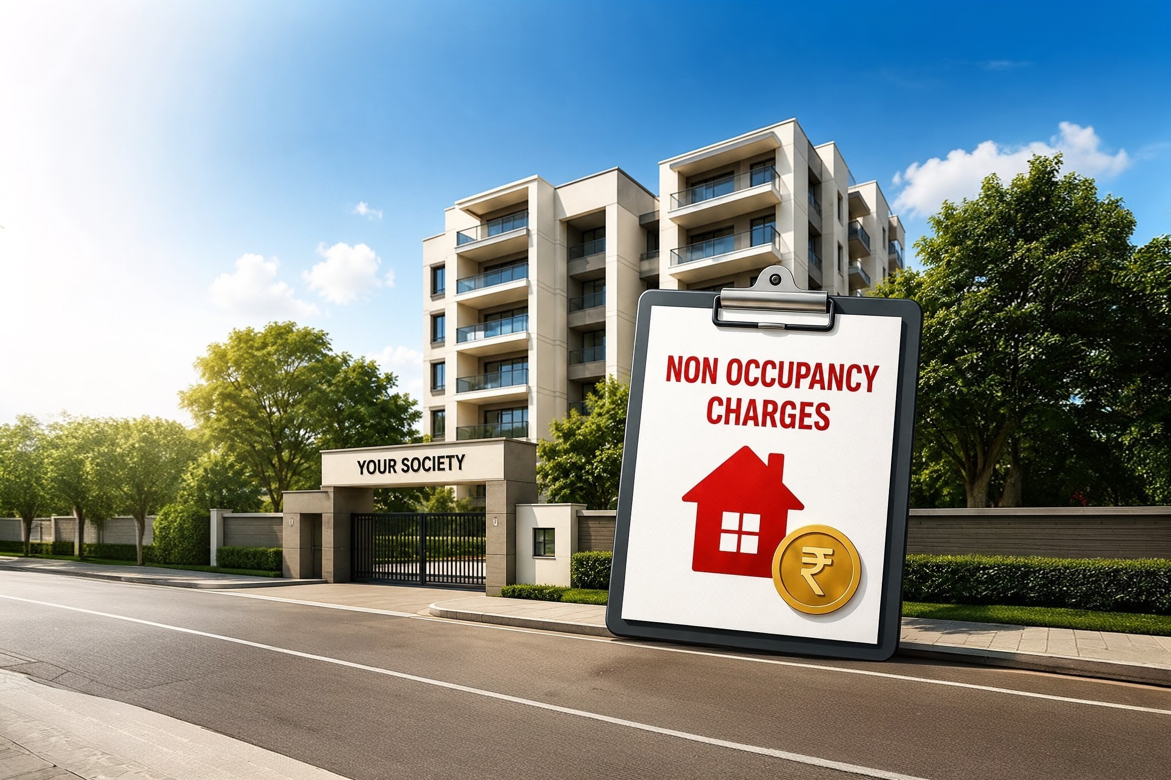 Non Occupancy Charges in Housing Society – Rules, Limits & Application Process